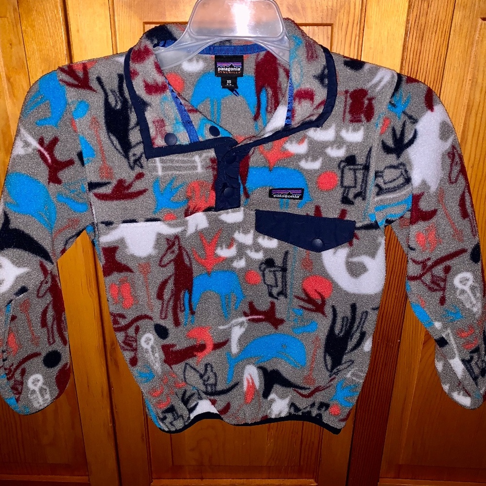 Boys Patagonia Snap-T fleece size XS